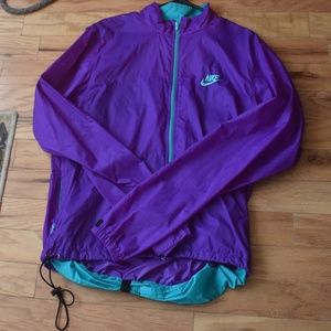 purple and teal nike windbreaker